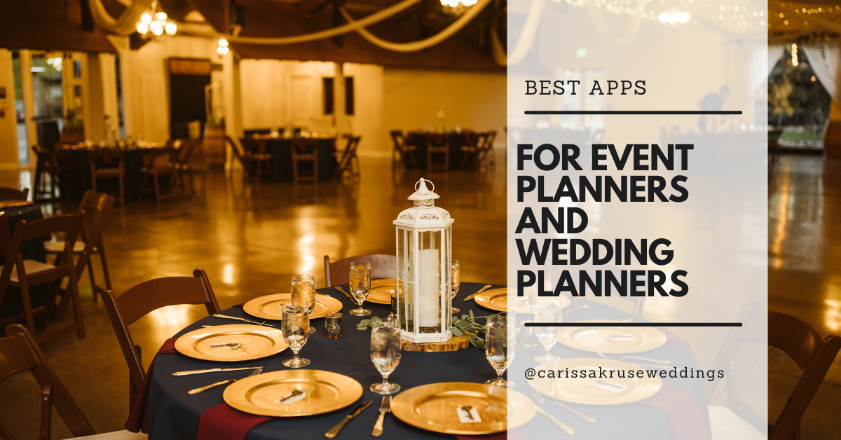 Best Apps For Event Planners And Wedding Planners