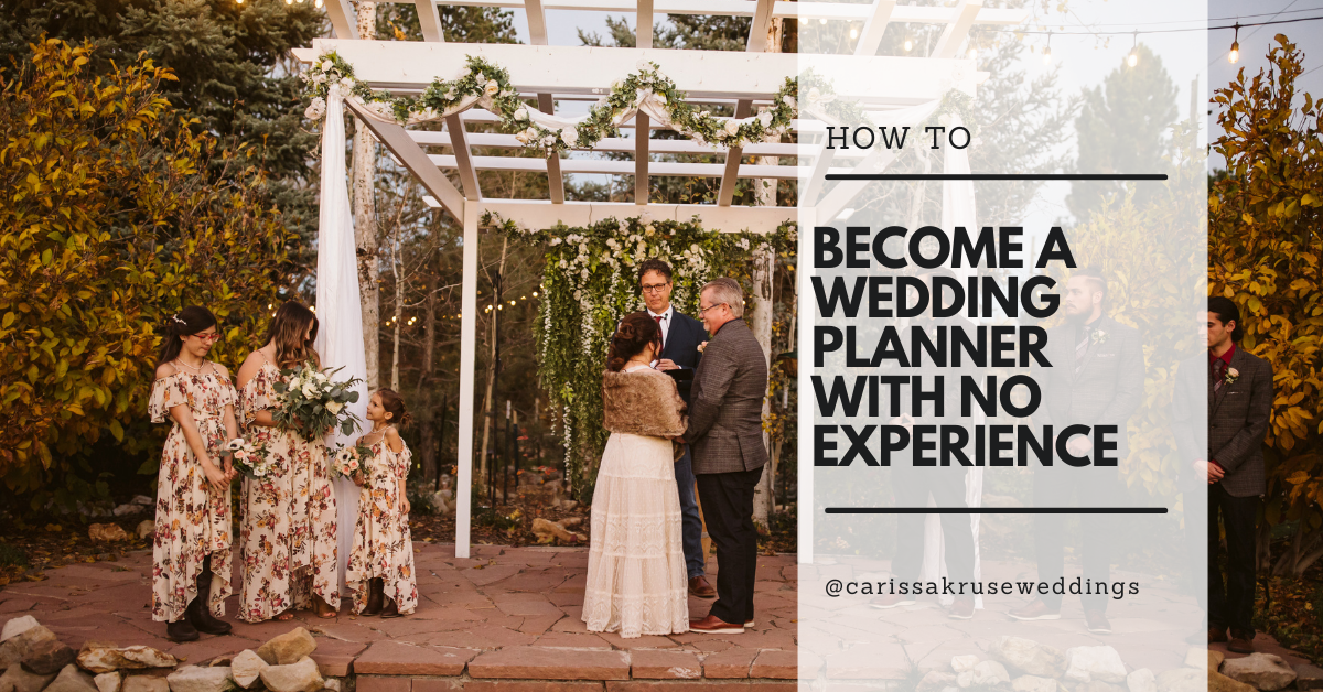 How to Become a Wedding Planner With No Experience